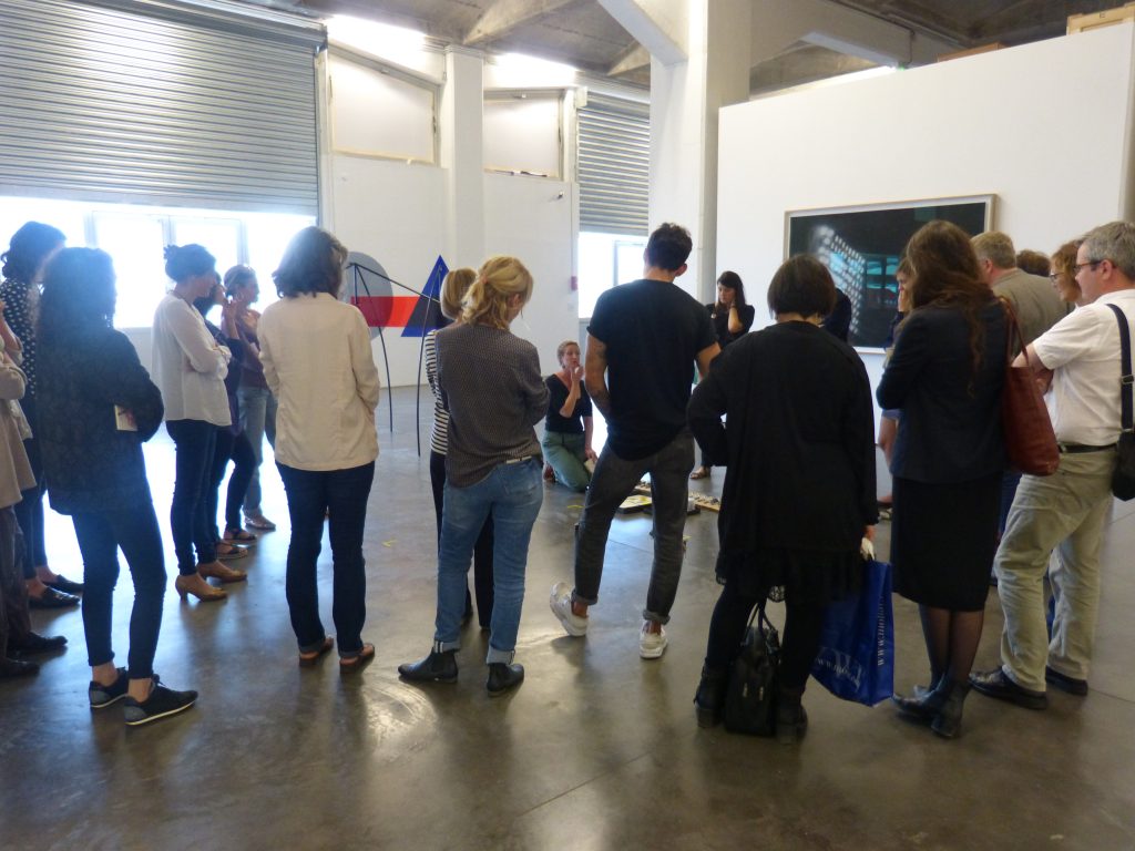 Rencontre avec les enseignants du 1e et 2d degrés autour de l'exposition « B.D. Factory » au Hangar G2, Photo Frac Aquitaine