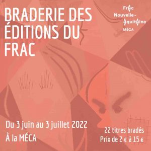 Braderie des éditions du Fra du 3 juin au 3 juillet 2022